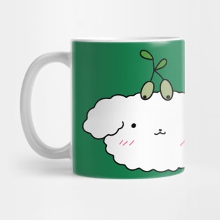 Olive Bichon Dog Face Mug